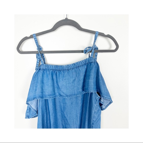 Lucky Brand Tencel Off The Shoulder Womens Top Boho Size S - Picture 6 of 7